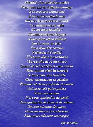 l'amitié